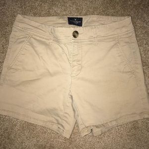 khaki shorts